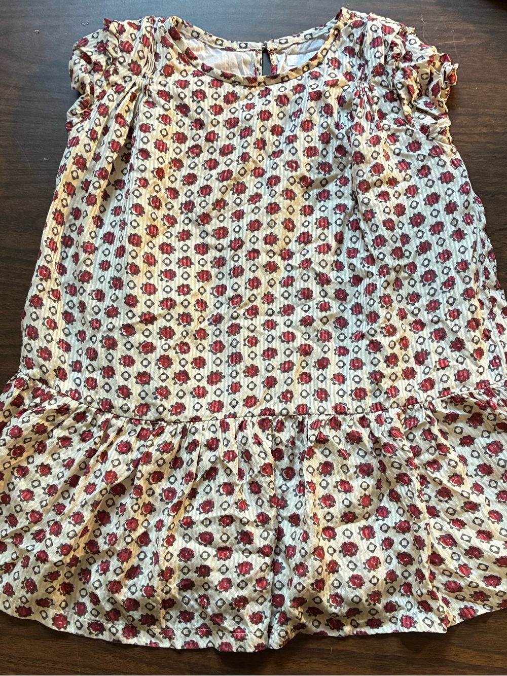 Burberry silk tunic dress size 4y